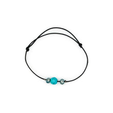 Load image into Gallery viewer, AGLAEA | Blue Bead &amp; Cyan Gemstone Beads Bracelet