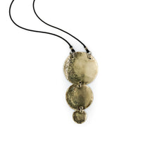 Load image into Gallery viewer, ANTIOPE | Round Triplet of Forged Brass Necklace