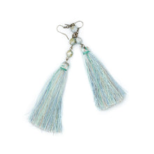 Load image into Gallery viewer, ARTEMIS | Arctic Fringes &amp; Stones Earrings