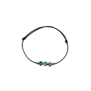 EIRINE | Cyan Gemstone Beads Bracelet