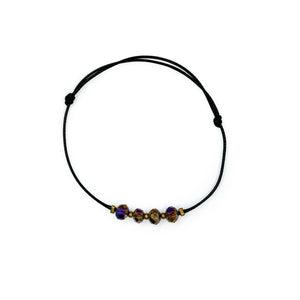 EUNOMIA | Nebula & Yellow Gemstone Beads Bracelet