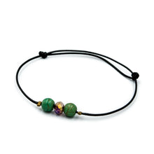 Load image into Gallery viewer, PEITHO | Green Beads &amp; Yellow Gemstones Bracelet