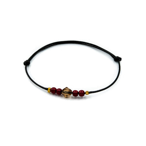 TYCHE | Ruby Beads & Yellow Gemstones Bracelet